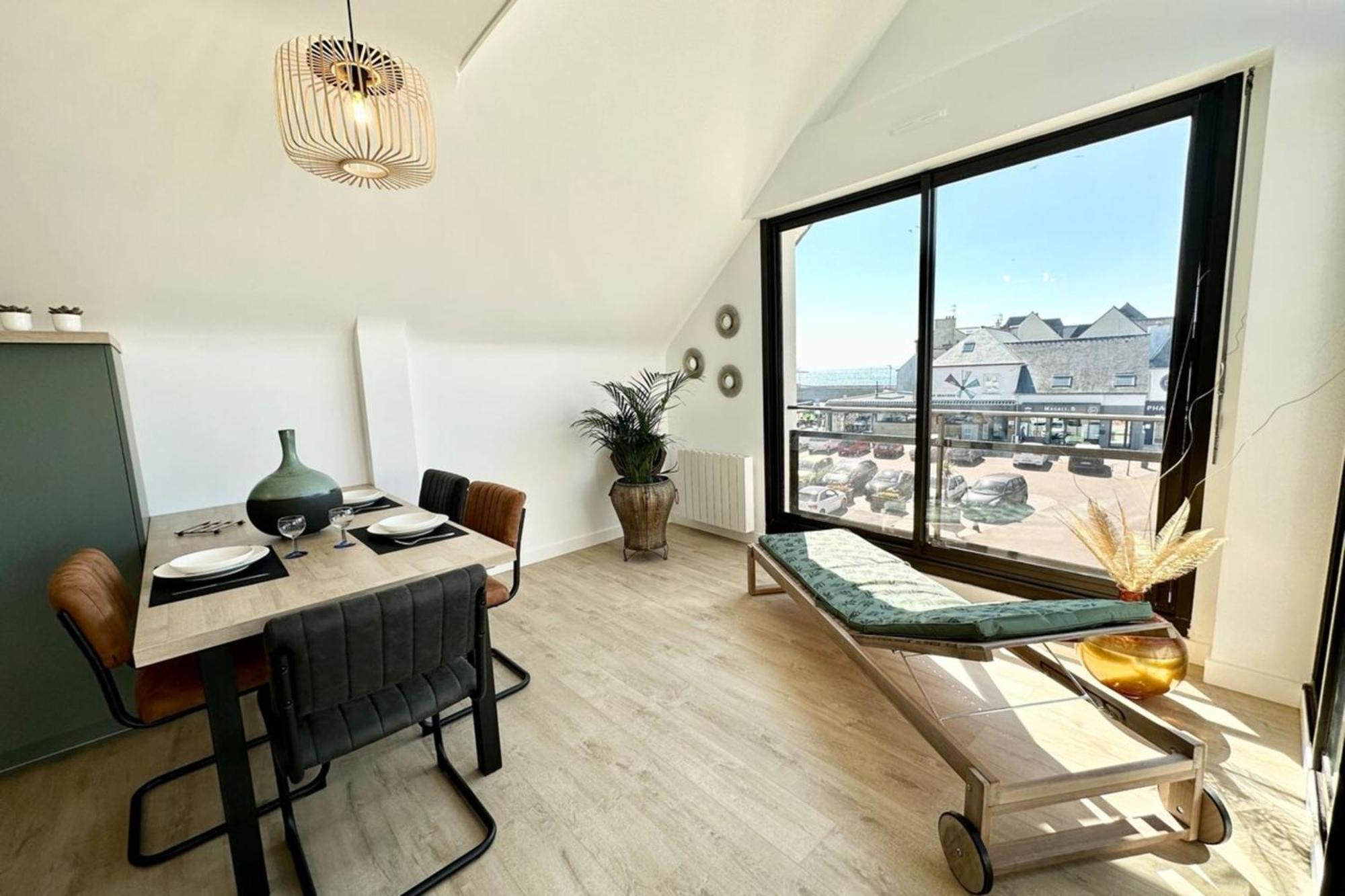 T2 Neuf Top Cocooning Terrasse - Face A La Mer Ploemeur Exteriör bild