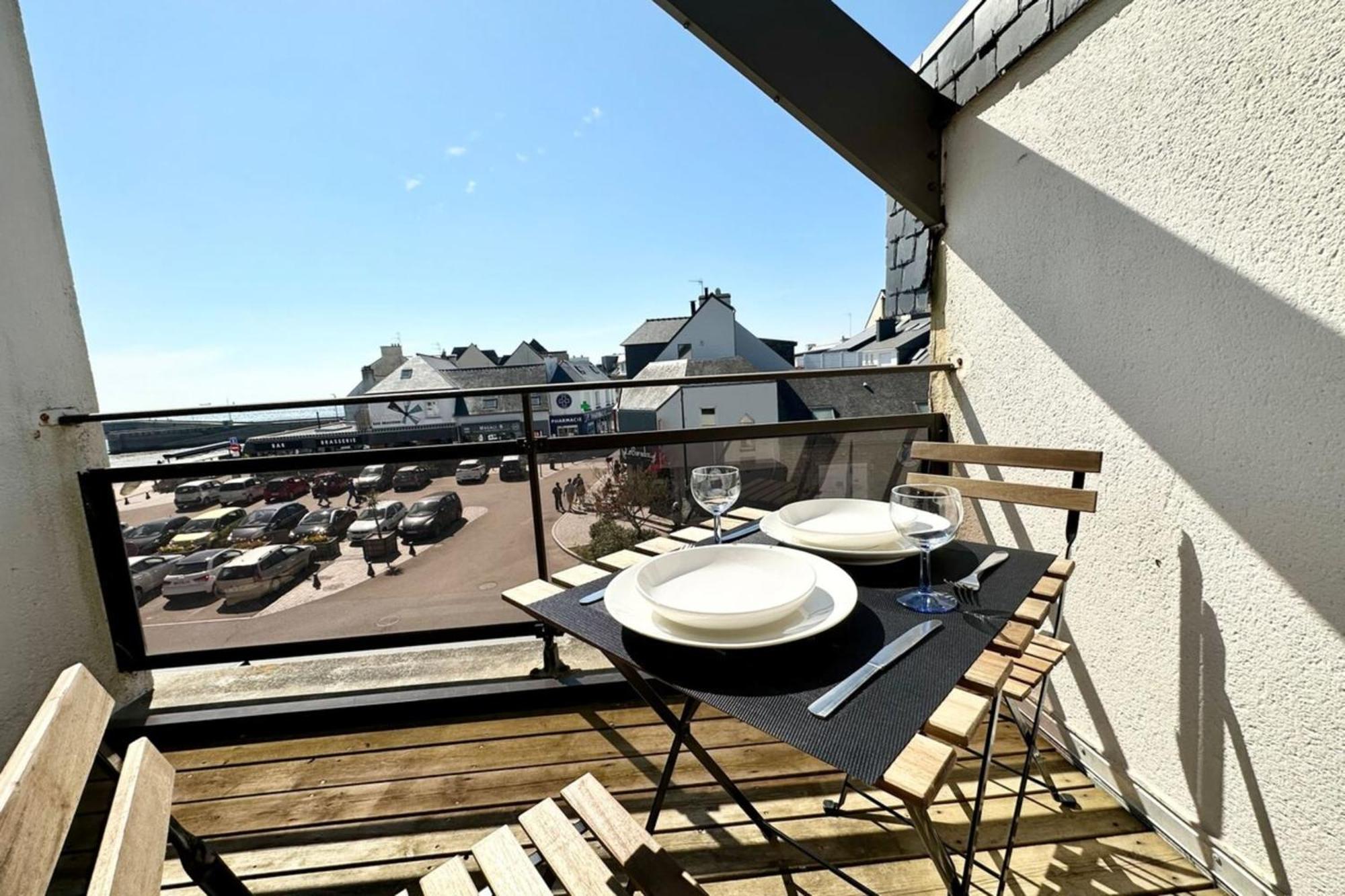 T2 Neuf Top Cocooning Terrasse - Face A La Mer Ploemeur Exteriör bild