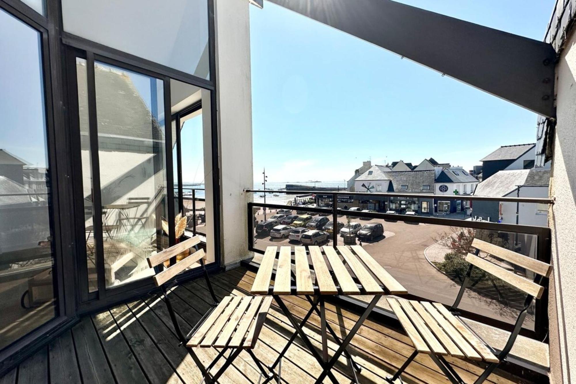 T2 Neuf Top Cocooning Terrasse - Face A La Mer Ploemeur Exteriör bild