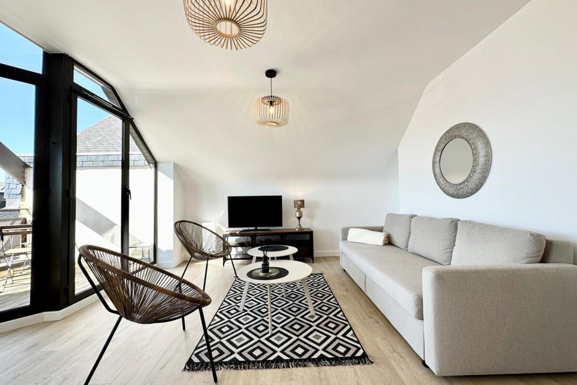 T2 Neuf Top Cocooning Terrasse - Face A La Mer Ploemeur Exteriör bild