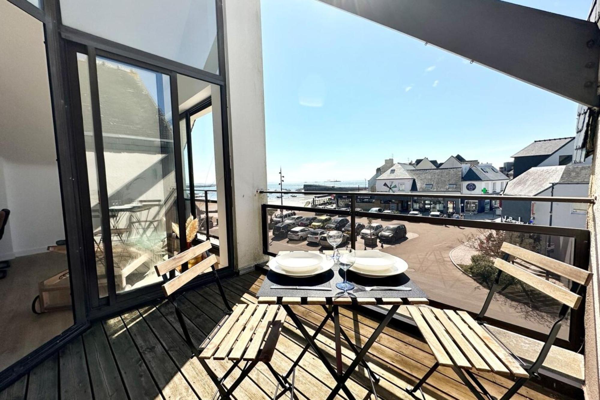 T2 Neuf Top Cocooning Terrasse - Face A La Mer Ploemeur Exteriör bild